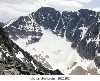 A view towards the summit of Granite Peak, Montana