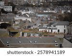 view of the town in Cornwall, UK