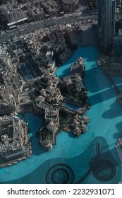 View of town Dubai, blue clean river in the middle of building - Shutterstock ID 2232931071