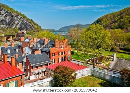 View of Town from Harper House, Harpers Ferry, WVA