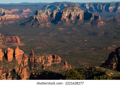 The View From The Trail To The Summit Of Bear Mountain, Sedona, Arizona