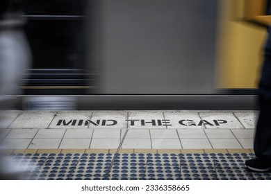 View of a train on a platform