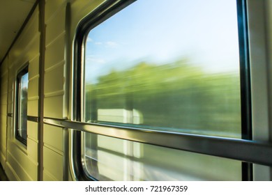 View from the train window during the travel