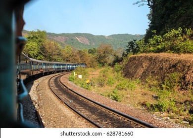 View from the train window, Indian Railways