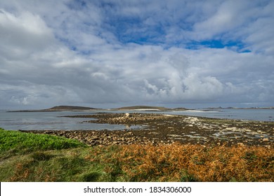 View From Tresco, Isles Of Scilly Towards Samson Island.