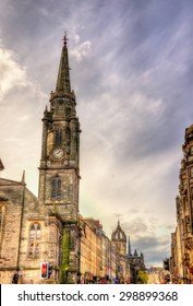 View Of The Tron Kirk In Edinburgh - Scotland