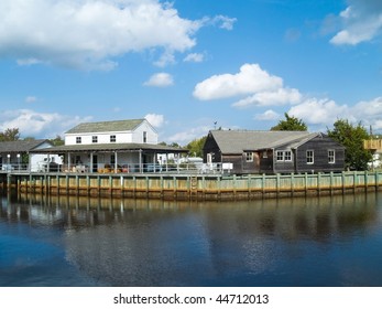 A View Of Tuckerton Seaport Located In Ocean County, New Jersey.