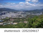 View of Uiwang City from Moraksan Mountain
