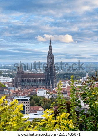 View of the Ulm Minster, Ulm, Baden-Württemberg, Germany
