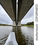 View from under the bridge