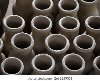 View Unfired clay pottery pattern