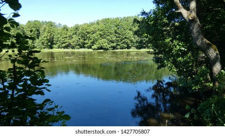 View Of The Unique Lake Sooda Of The Glacial Period In Klooga - Estonia.