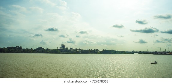 View Of The University Of Lagos From The Third Mainland Bridge In Lagos