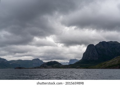 A View Of The Vaerengfjord On The Helgeland Coast Of Northern Norway