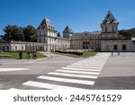 View of the Valentino Castle (Castello del Valentino), situated in Parco del Valentino, the seat of the Architecture Faculty of the Polytechnic University of Turin, Turin, Piedmont, Italy, Europe