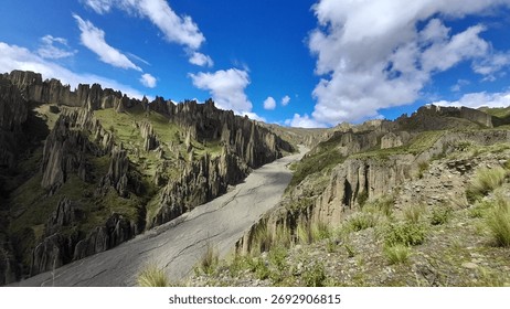 View of the valle de los animas