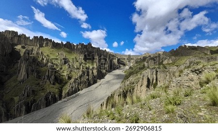 View of the valle de los animas