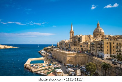 Aussicht auf Valletta, die Hauptstadt von Malta