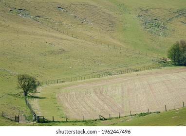 View Of A Valley On The Southern Edge Of Pewsey Vale, Wiltshire, North Wessex Downs AONB