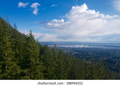 View Of Vancouver Canada From Grouse Mountain