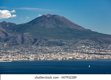 View Of The Vesuvius Mount