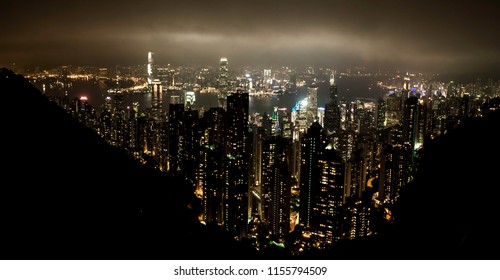 View from Victoria peak, Hong Kong - Shutterstock ID 1155794509