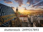 View of Vienna from the roof of St. Stephen