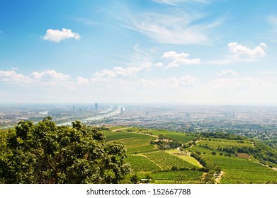 View Of The Vienna From The Vienna Woods