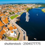 View of Vila do Conde, a municipality in the Norte Region of Portugal