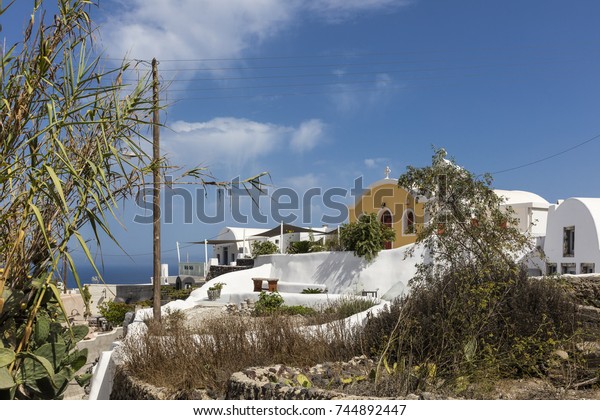 View Village Finikia Santorini Greece Stock Photo Edit Now