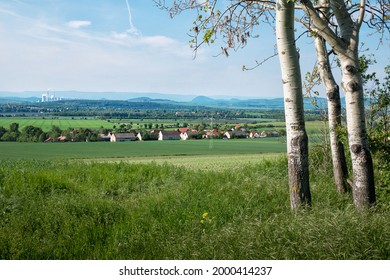 View of the village in northern Bohemia.