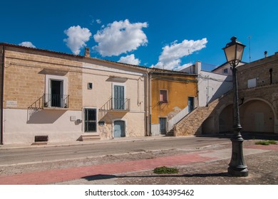 A View Of The Village Of Poggiorsini, Italy. Poggiorsini Was A Feud Of The Orsini Family, It Is The Smallest City Center In The Metropolitan City Of Bari.