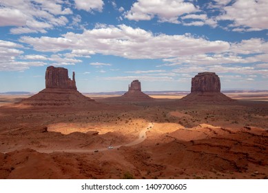 View from Visitor Center to Monument Valley
