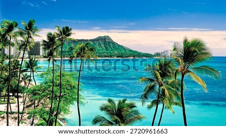 View of Waikiki Beach and Diamond Head