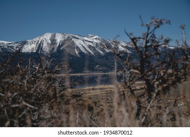 View Of Washoe Lake In Winter