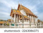 View at the Wat Suthat Thepwararam Ratchaworamahawihan in Bangkok - Thailand