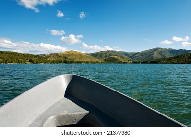 view to the water from swimming boat - Shutterstock ID 21377380