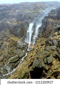 View Of Waterfall, Kinder Downfall