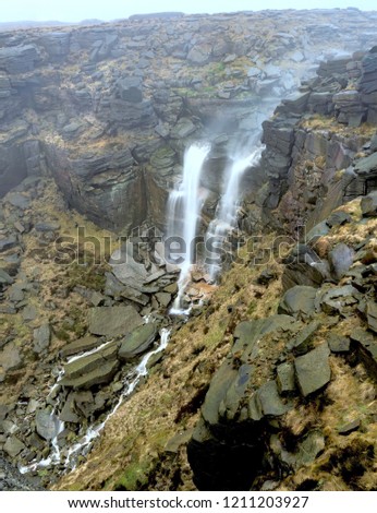 view of waterfall, Kinder downfall