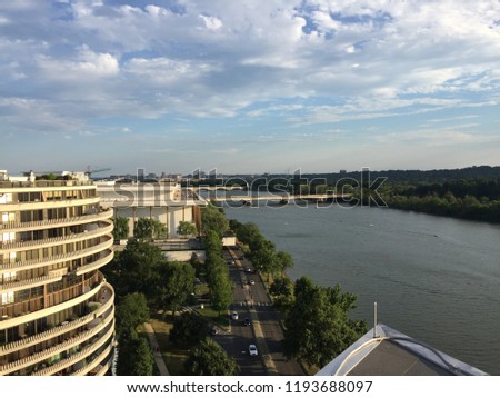 View from the Watergate, Washington, DC 