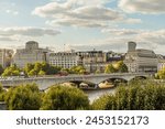 A view of Waterloo Bridge, London, England, United Kingdom, Europe