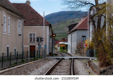 View Of Weissenkirchen Village In Austria