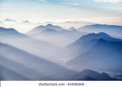 View From The Wendelstein Mountain - Bavaria - Germany