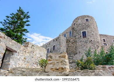 View Of The West Wing Of The Medieval Castle Of Naxos