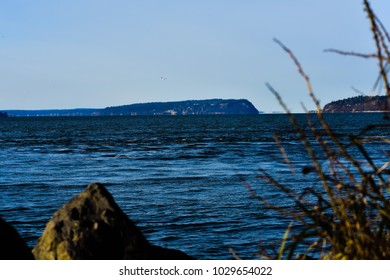 View Of Whidbey Island Across Possession Sound