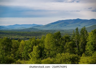 A view of the White Mountain National Forest in New Hampshire, United States