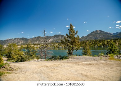 A view of Windermere lake in Invermere Canada