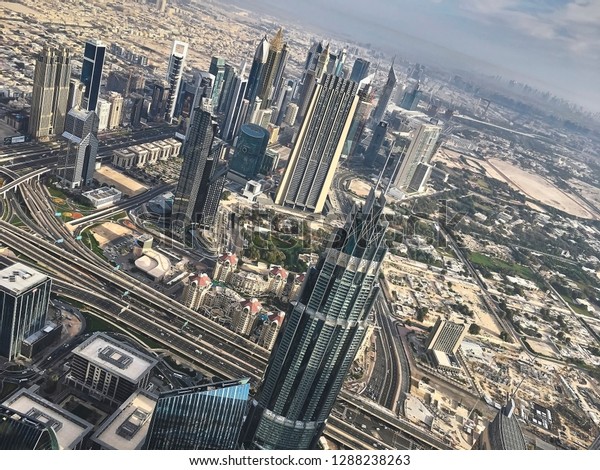 View Window Burj Khalifa 124 Floor Stock Photo Edit Now