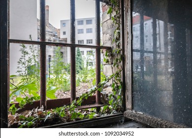 View from the window of a prison cell.