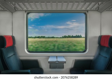 View from the window of a train - Powered by Shutterstock